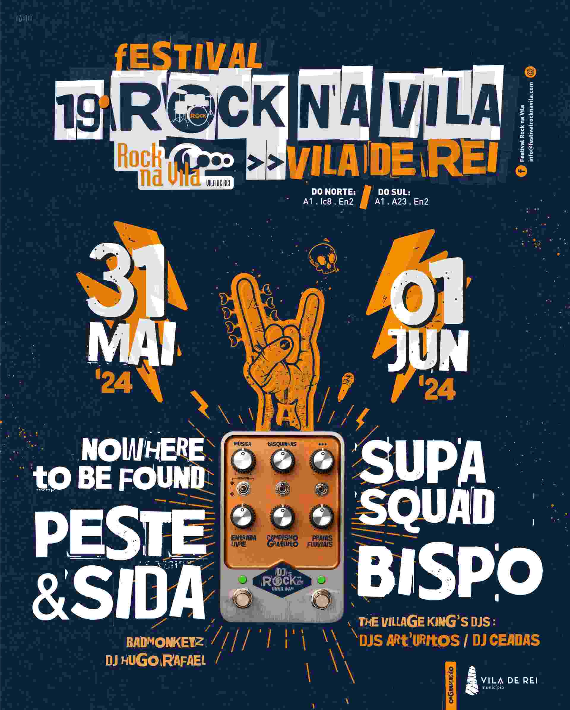 Festival Rock na Vila de regresso dentro de uma semana conheça o mapa