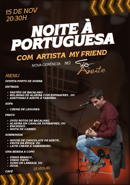 Sem título Noite à Portuguesa” promete conquistar Belmonte: o novo Fio de Azeite celebra sabores e música num repasto inesquecível!